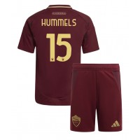 AS Roma Mats Hummels #15 Domáci Detský futbalový dres 2024-25 Krátky Rukáv (+ trenírky)